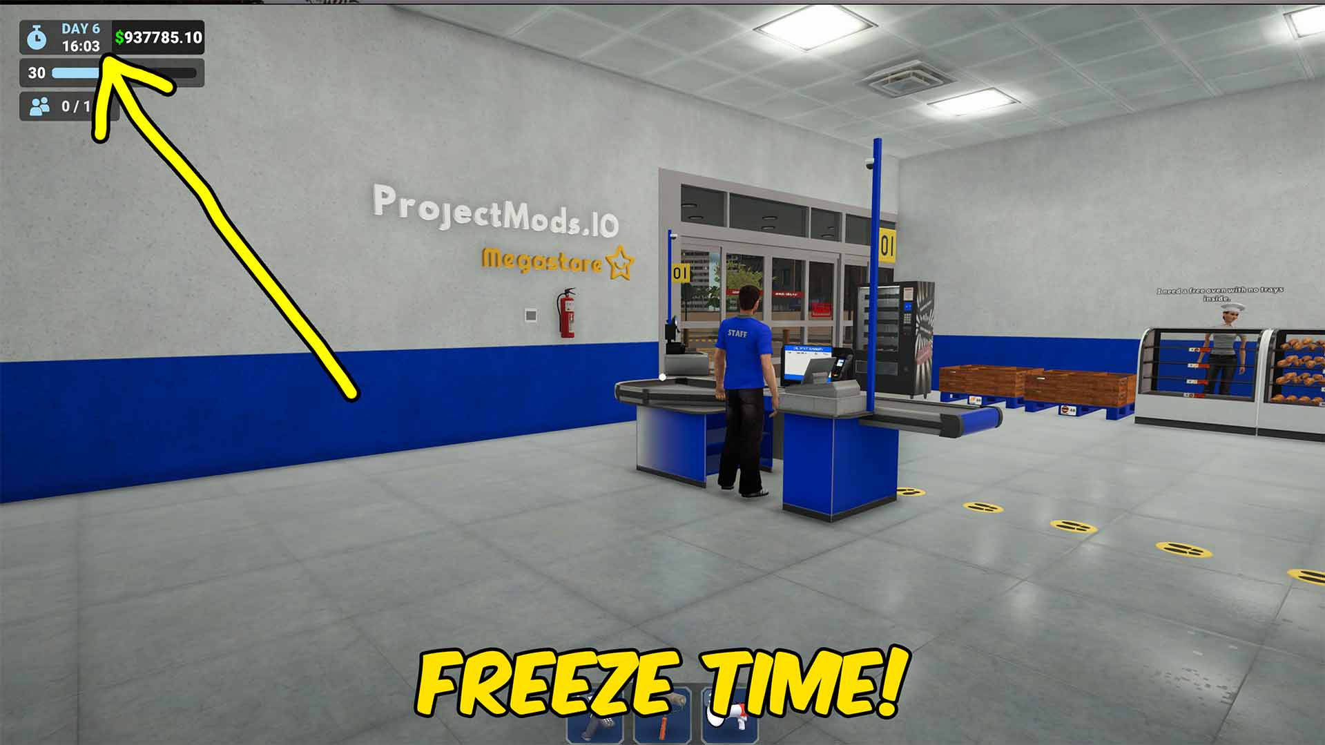 Megastore Simulator — Time Control (screenshot 2)